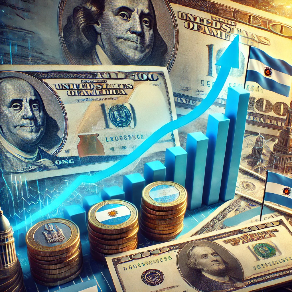 Dólar “blue” na Argentina caminha para bater recorde da era Milei nesta 2ª feira