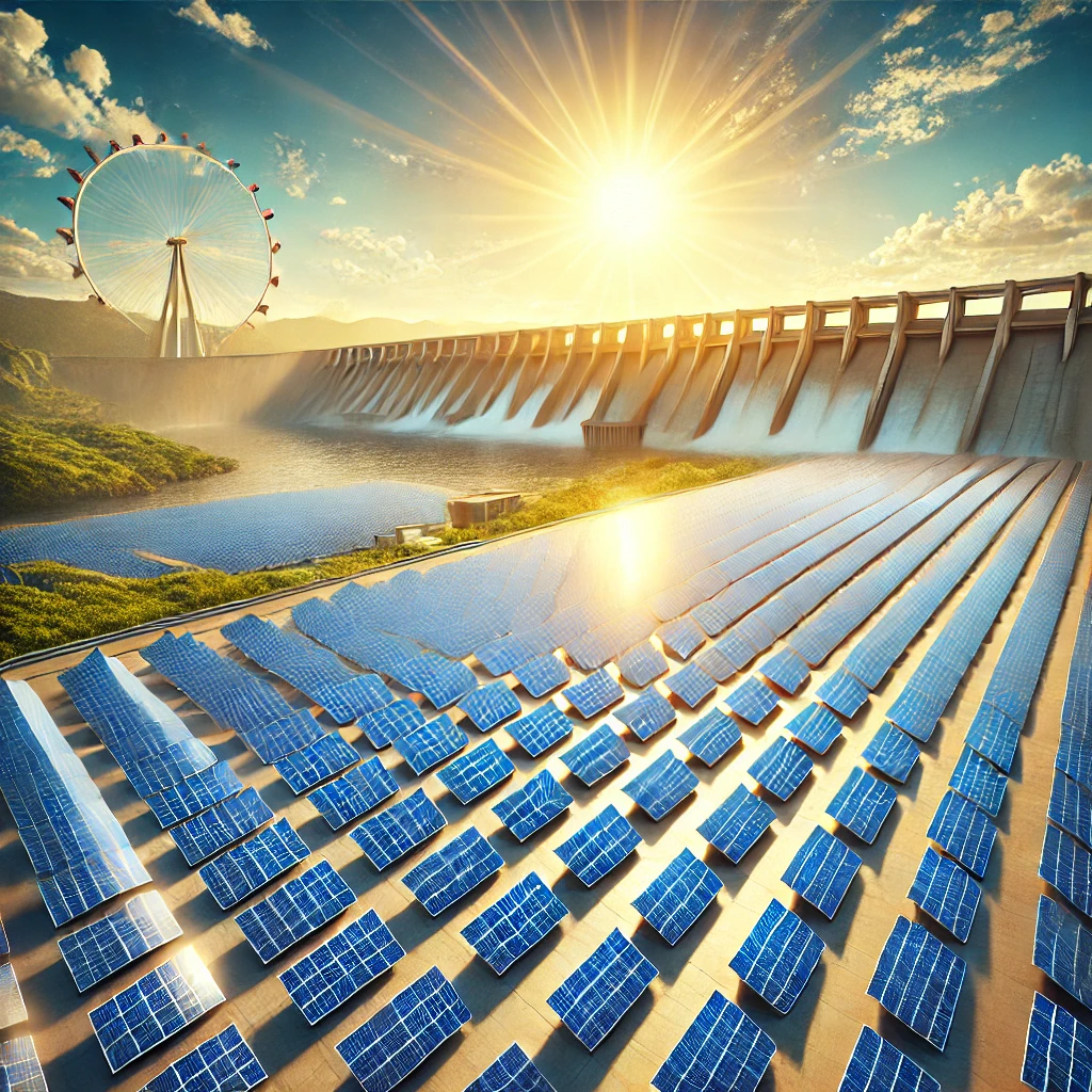Grandes usinas solares igualam capacidade da hidrelétrica de Itaipu
